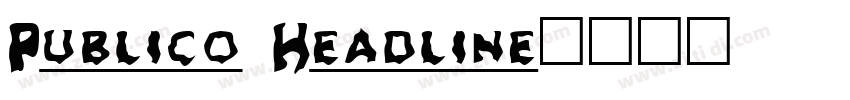 Publico Headline字体转换